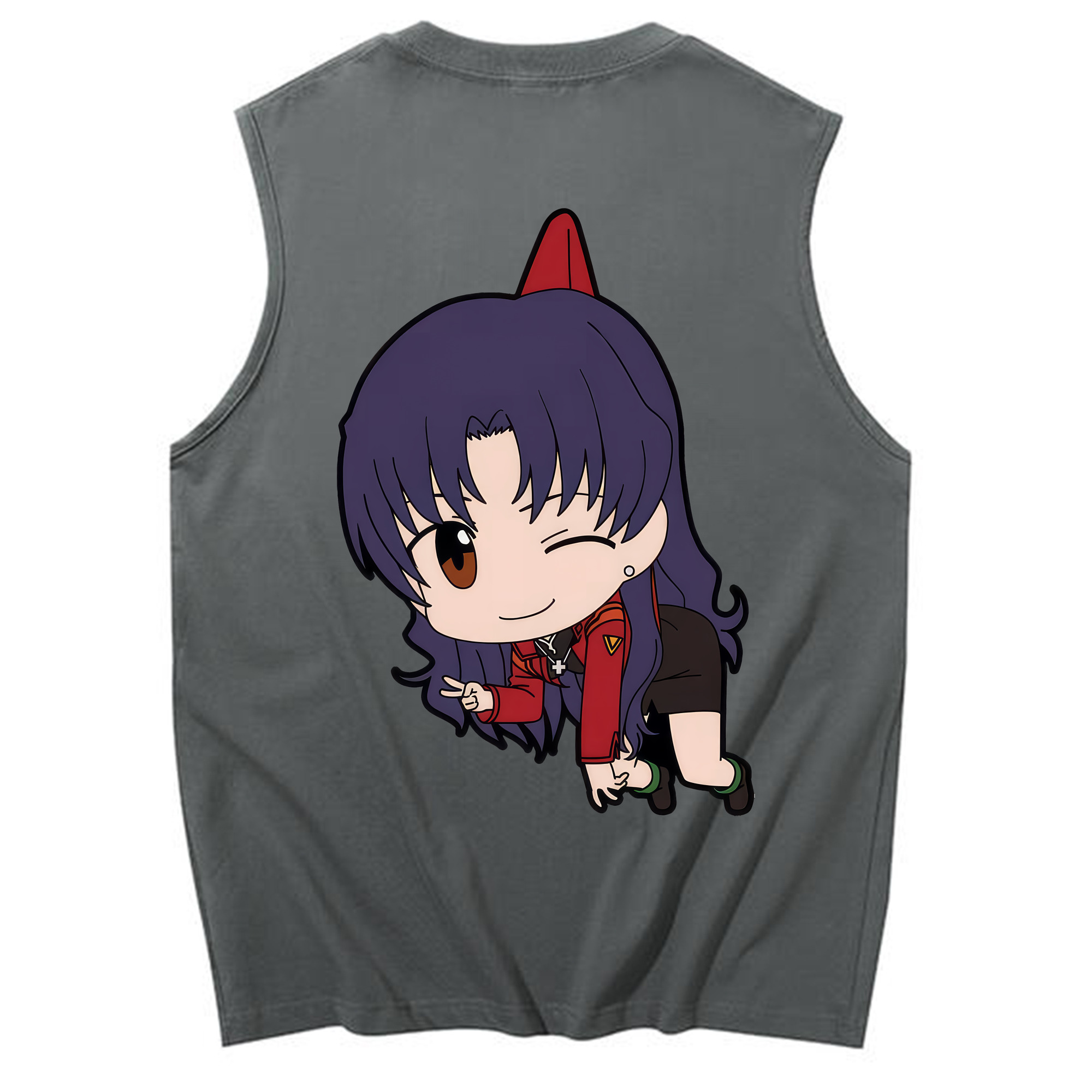 （画像用） EVA 新世紀エヴァンゲリオン コットン100％タンクトップ（背面プリント）